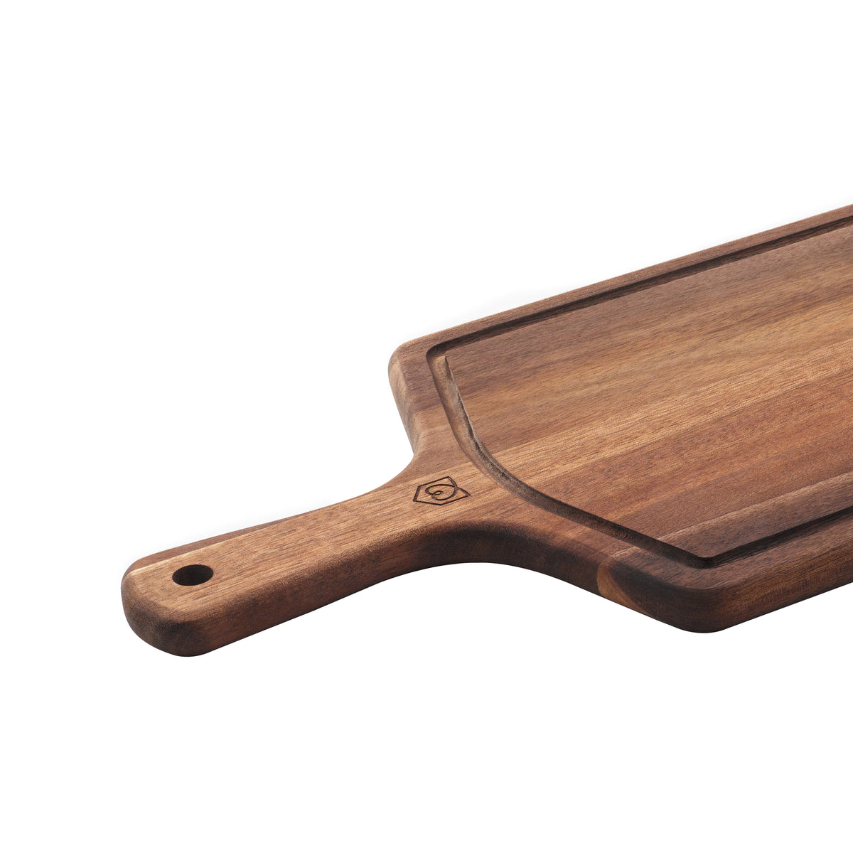 Alva - Tabla de preparación y cuchillo Santoku - Madera