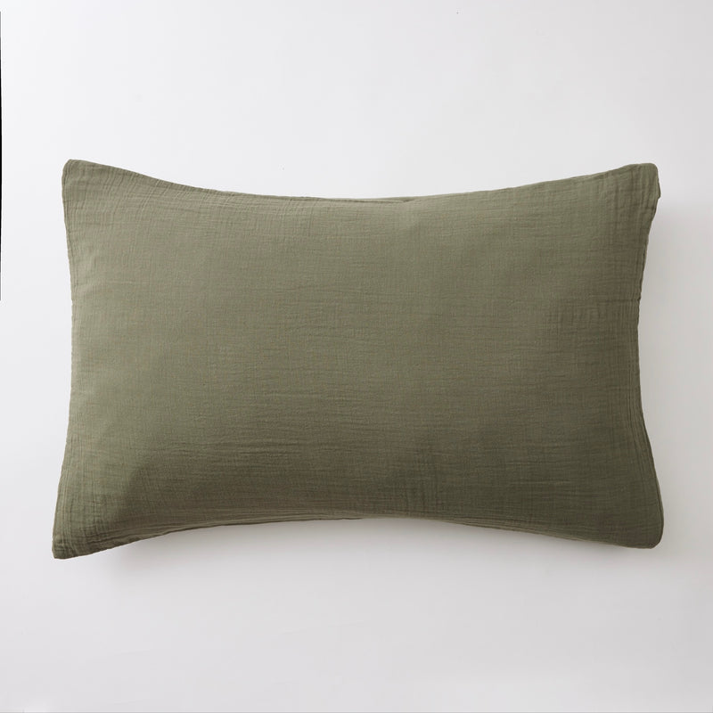 Taie D'Oreiller Hampton Spring/Kaki