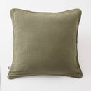 Coussin Déhoussable Avec Passepoil Hampton Spring/Kaki