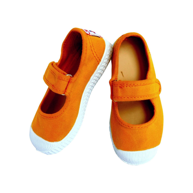 Ochre Yellow - Velcro Shoes - Girl