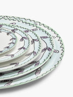 Midnight Flowers - Lot De 2 Assiettes - S - Porcelaine Bone China - Blossom Milk