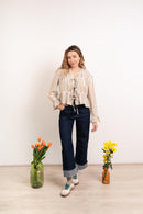 Chemisier Rayé Jaune Lucia