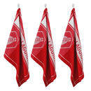 3 Torchons Jacquard "Collection Miel" 50X70Cm Rouge
