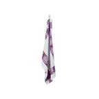 Carré - Juego de 3 paños de cocina con forma de panal - Algodón - Morado