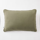 Coussin Déhoussable Avec Passepoil Hampton Spring/Kaki