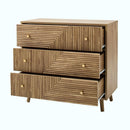 Commode 3 Tiroirs Eden - Bois Clair