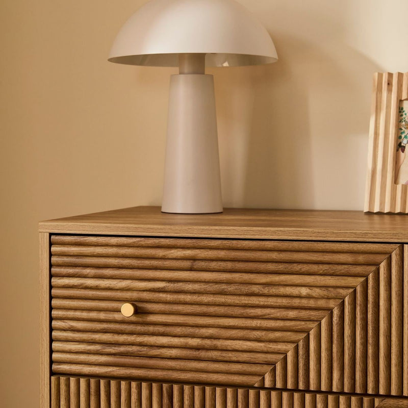 Commode 3 Tiroirs Eden - Bois Clair