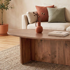 Anna - Table Basse Ovale - Pin Atlantique