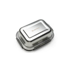 Juego de 3 Cajas Rectangulares - Acero Inoxidable - Plata