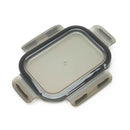 3 Boîtes Rectangulaires Inox - Argent