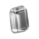 3 Boîtes Rectangulaires Inox - Argent