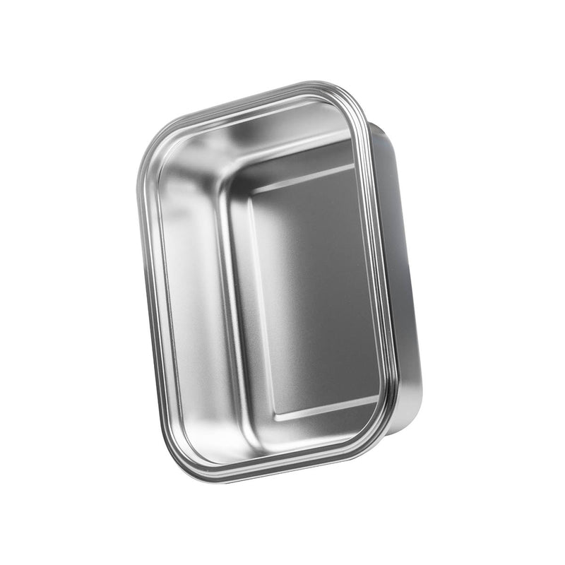 3 Boîtes Rectangulaires Inox - Argent