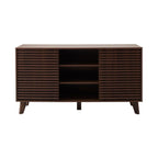 Anna - Sideboard with 2 Sliding Doors - Wood Effect
