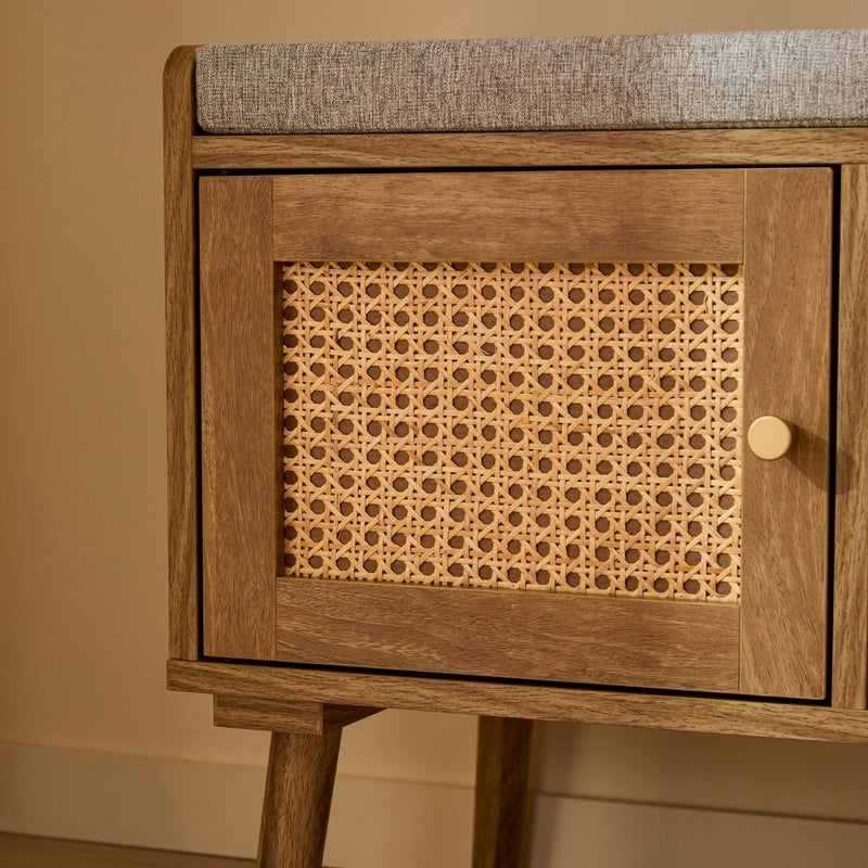 Banc À Chaussures Palmo - Bois Clair