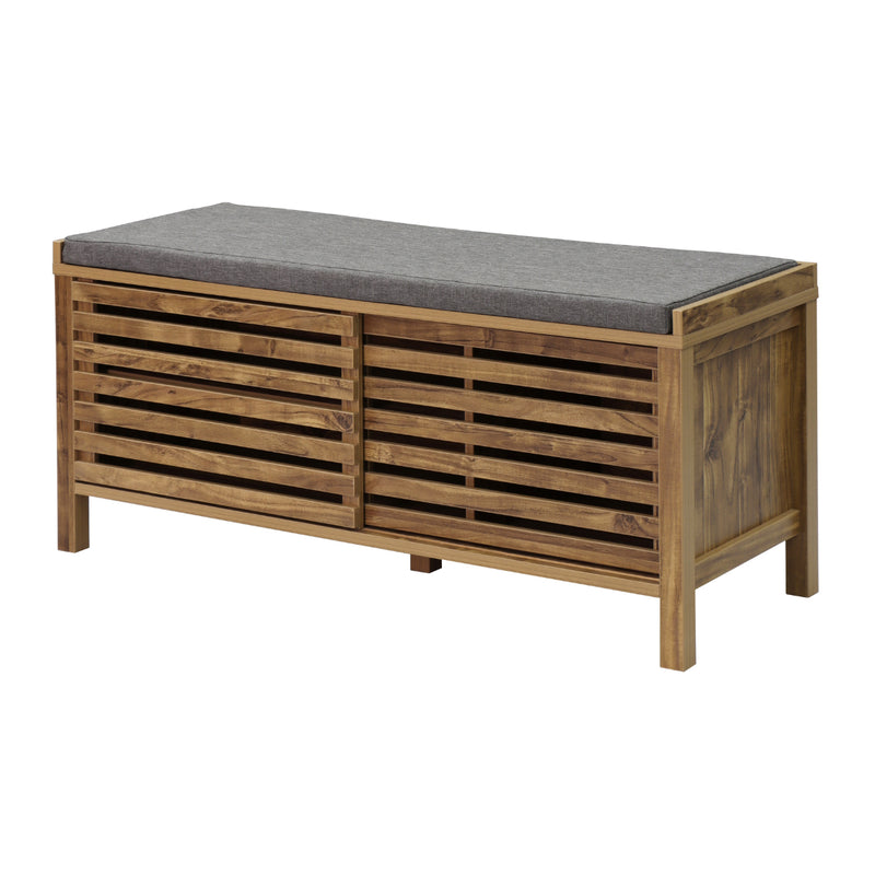 Banc À Chaussures Liam - Bois Foncé