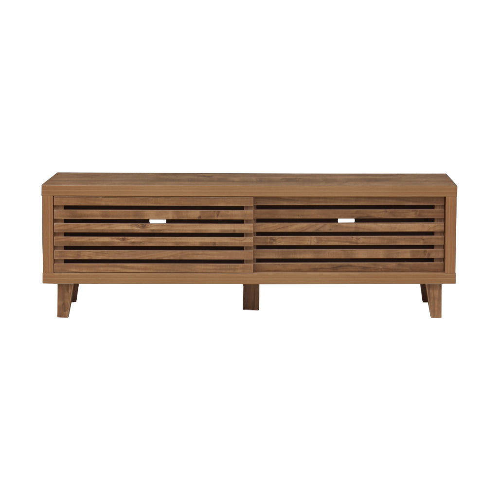 Liam - 2 Door TV Unit - Openwork Slats