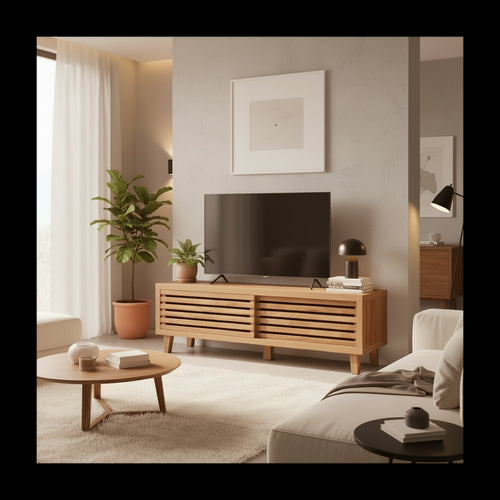 Meuble Tv Liam - Bois Foncé