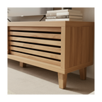 Liam - 2 Door TV Unit - Openwork Slats
