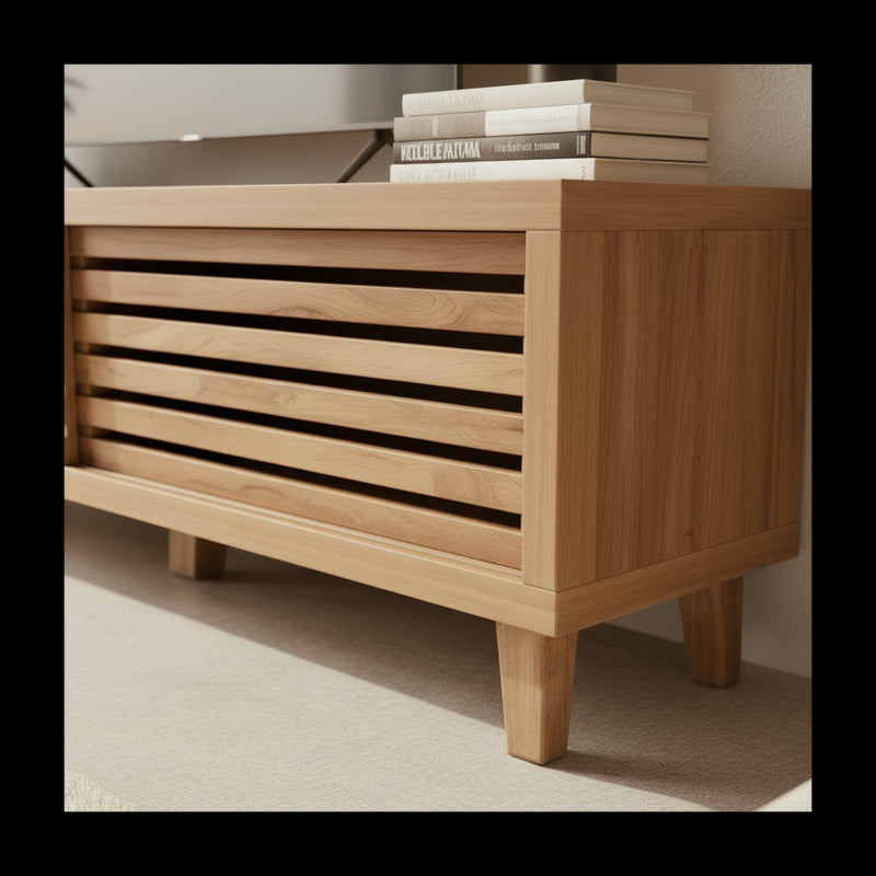 Meuble Tv Liam - Bois Foncé