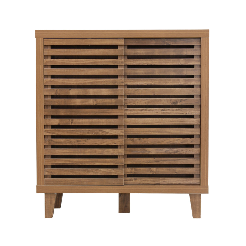 Liam - Sideboard with 2 Sliding Doors - Openwork Slats