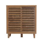 Liam - Sideboard with 2 Sliding Doors - Openwork Slats