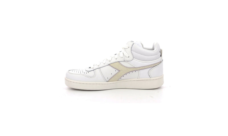 Sneakers Haut Magic Demi Leat - White/Lilac Marble - Woman