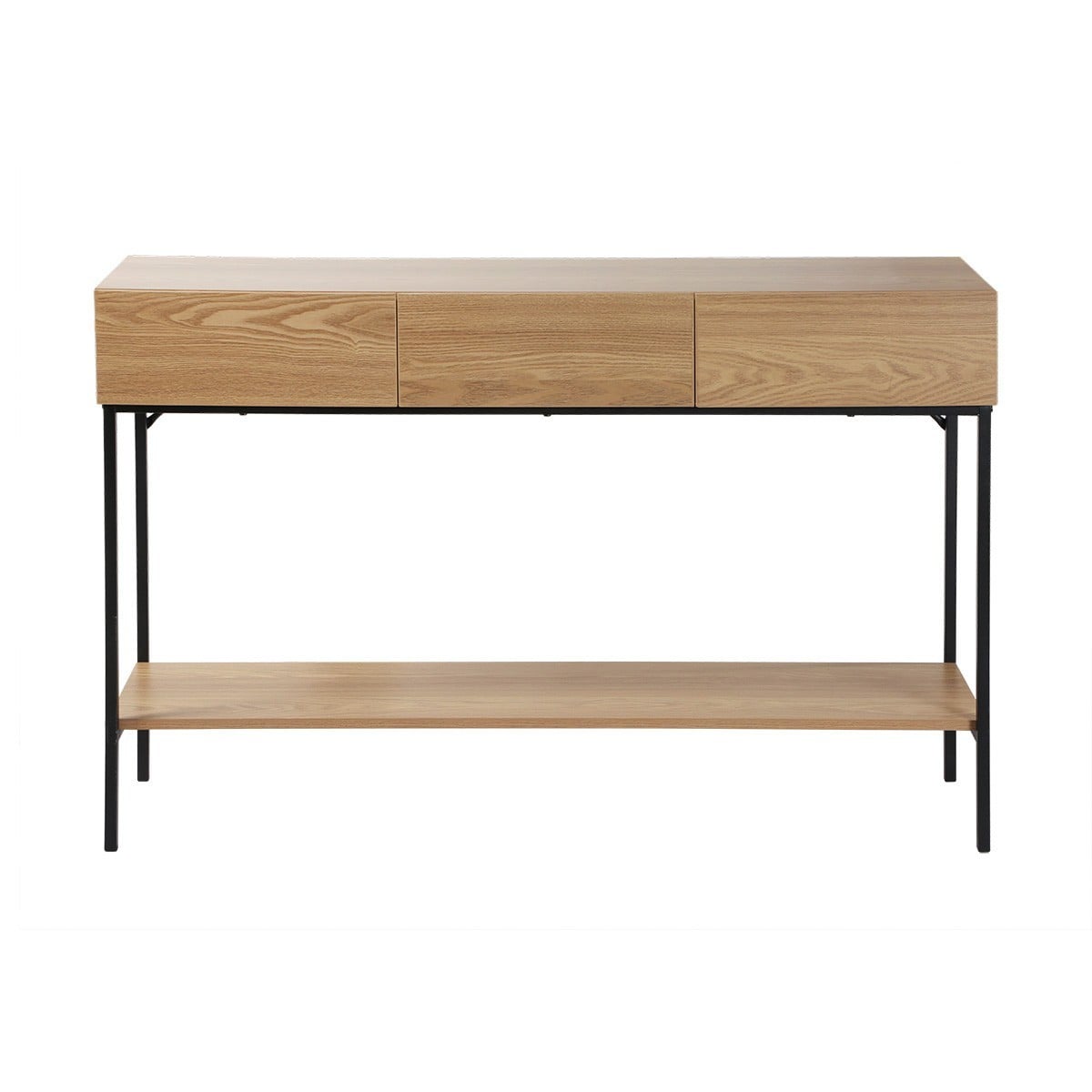 Tessa - 3 Drawer Console - Wood & Metal