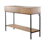 Tessa - 3 Drawer Console - Wood & Metal