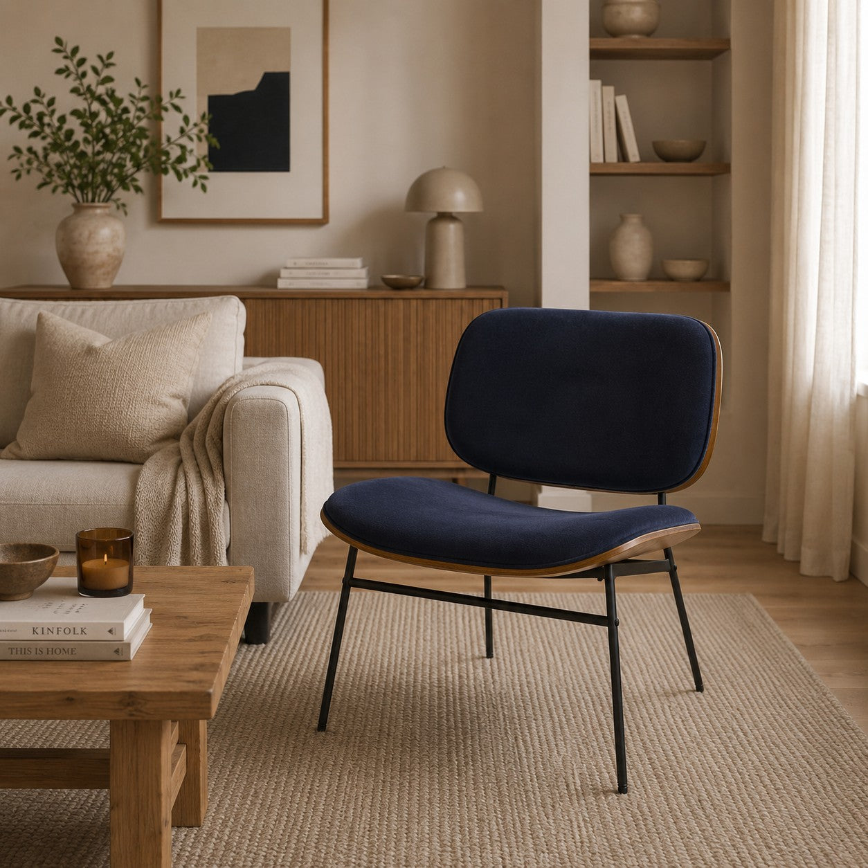 Aurel - Sillón - Terciopelo - Azul