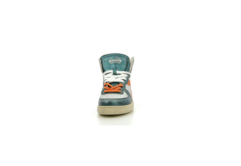 Sneakers Haut Metal Mix Used - White/Tropical Orange - Mixed
