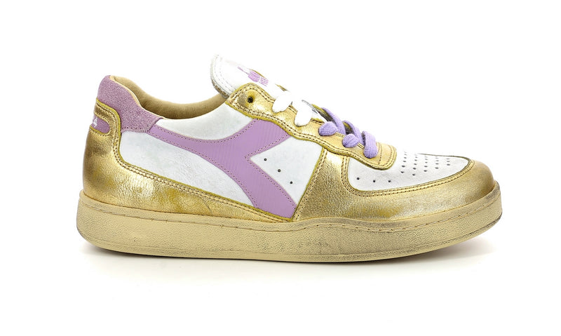 Sneakers - Metallic Dirty - White/Rich Gold - Mixed