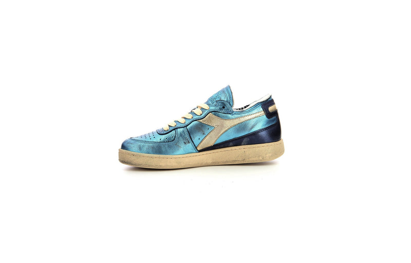 Sneakers Bas Row Cut Metal - Grotto Blue - Mixed