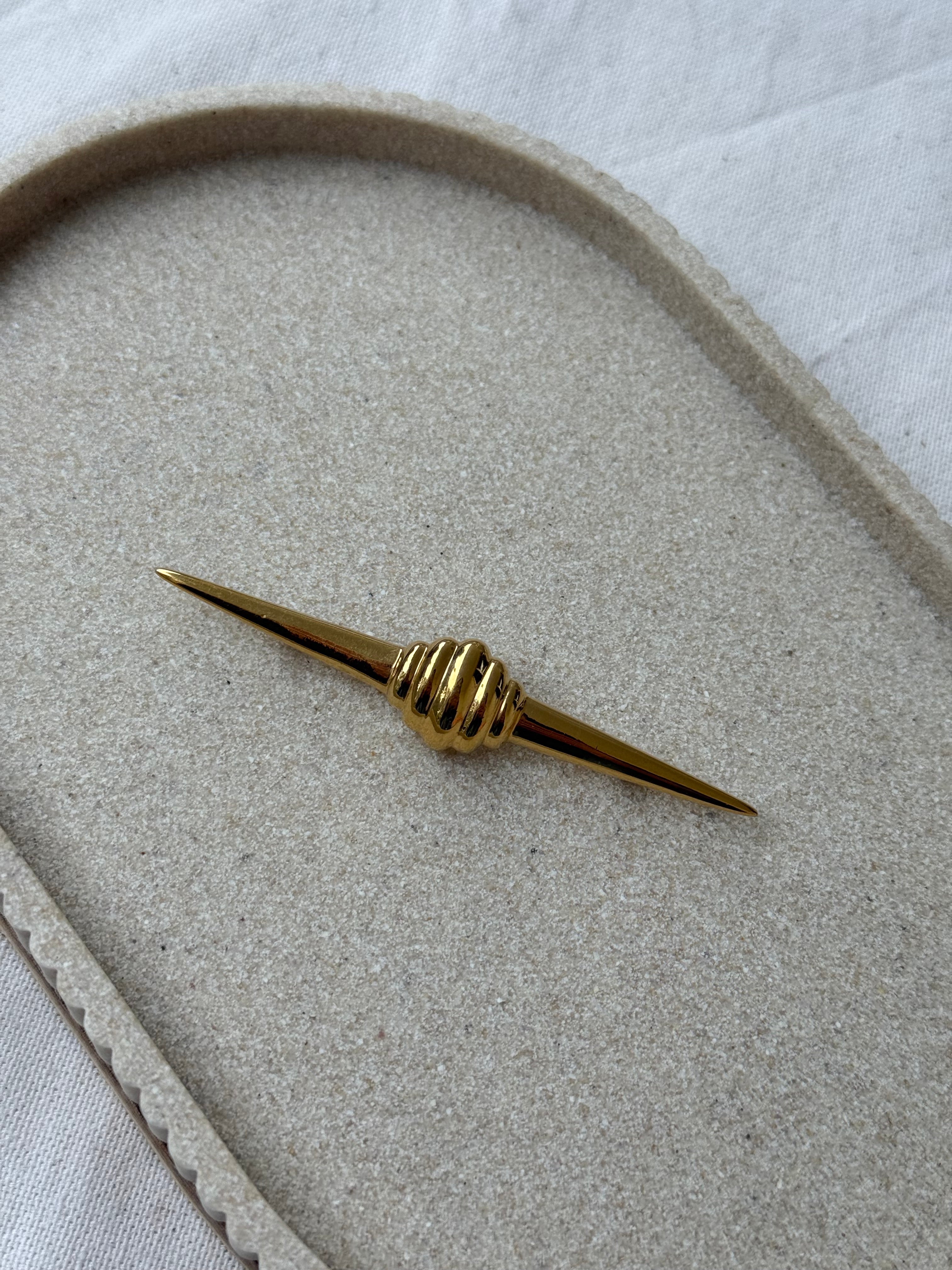 Broche Vintage - Barrette Y Forma De Lazo