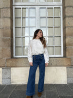 Alma Ecru Lace Blouse