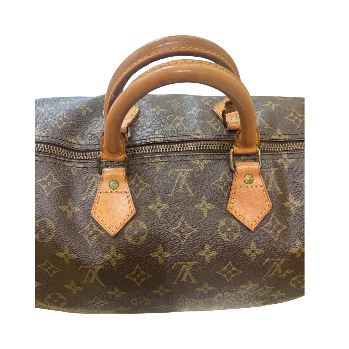 Sac À Main Louis Vuitton Speedy Bandouliere 40 Toile - Marron