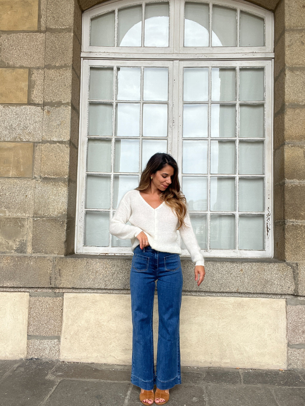 Alice White Wool Cardigan