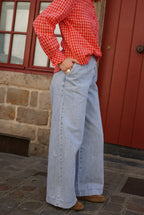 Jules Light Denim Wide Jeans