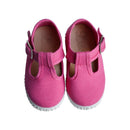 Baby Canvas Mary Jane Sandals - Fuchsia Pink - Girl