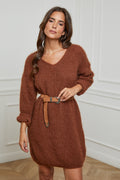 Robe Pull - Tabac