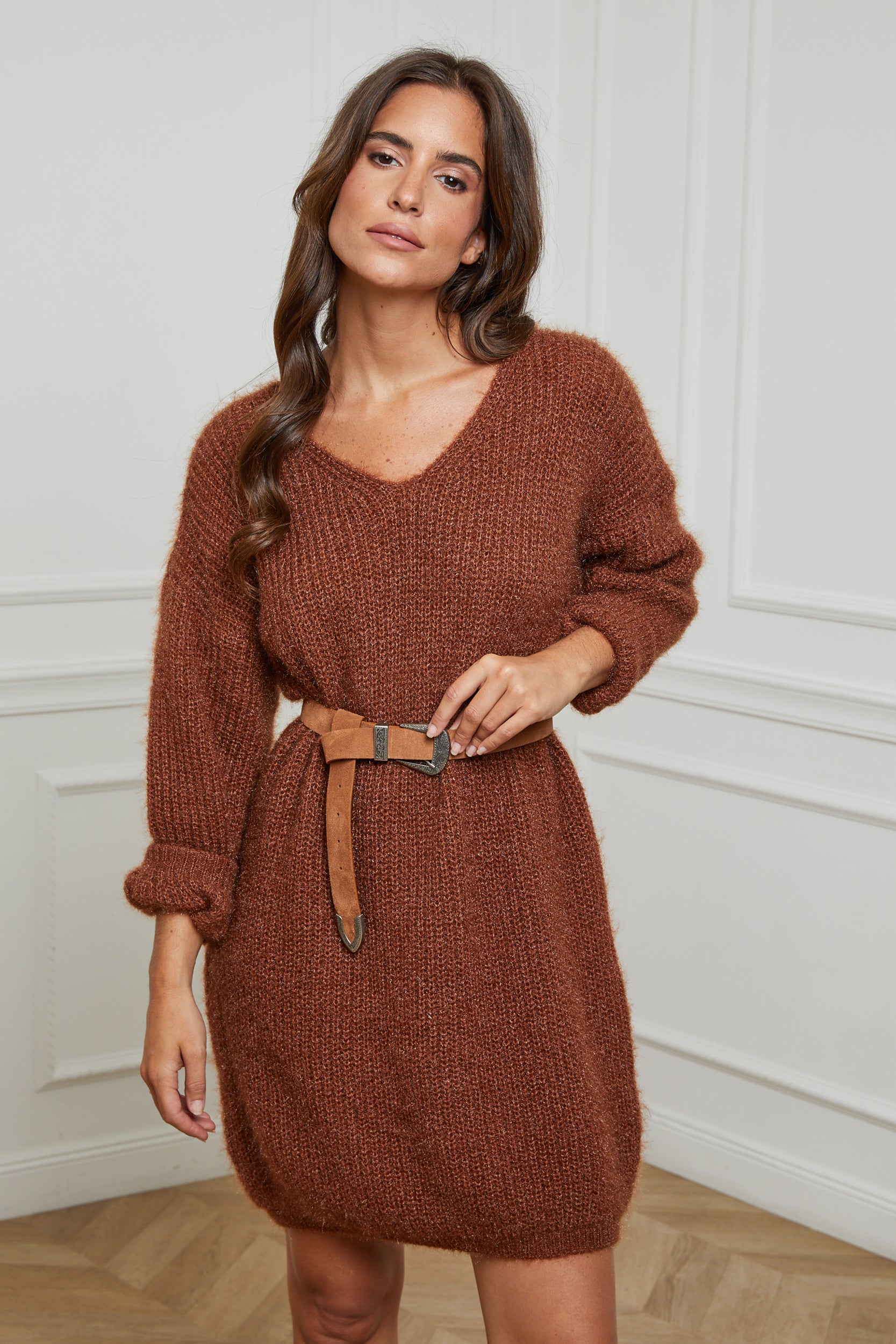 Robe Pull - Tabac