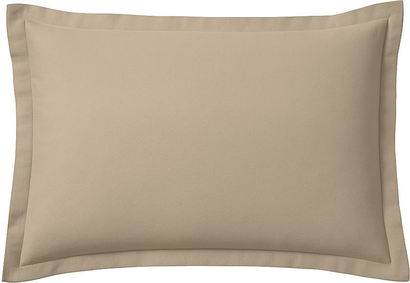Taie D'Oreiller - 100% Flanelle de Coton - Orea - Ficelle