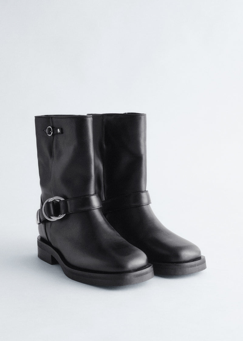 Zapatos Sasha Biker Boot - Negro - Mujer