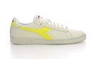 Diadora - Sneakers Bas - Game L Fluo Wax - Blanco/Amarillo Limón Fluo