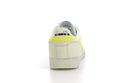 Diadora - Sneakers Bas - Game L Fluo Wax - Blanco/Amarillo Limón Fluo