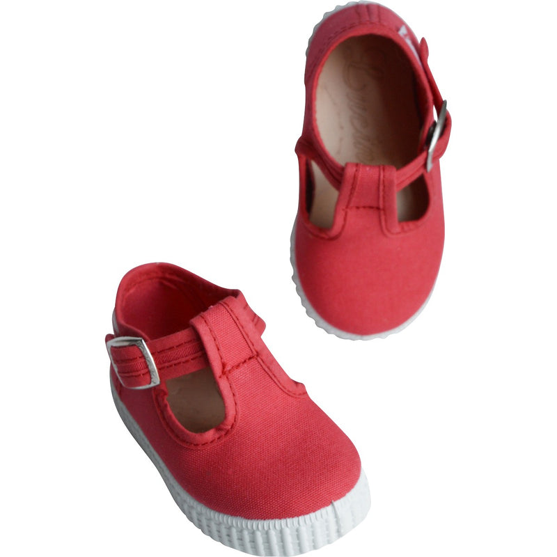 Baby Canvas Mary Jane Sandals - Strawberry Pink Coral - Girl