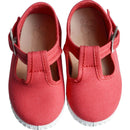 Baby Canvas Mary Jane Sandals - Strawberry Pink Coral - Girl