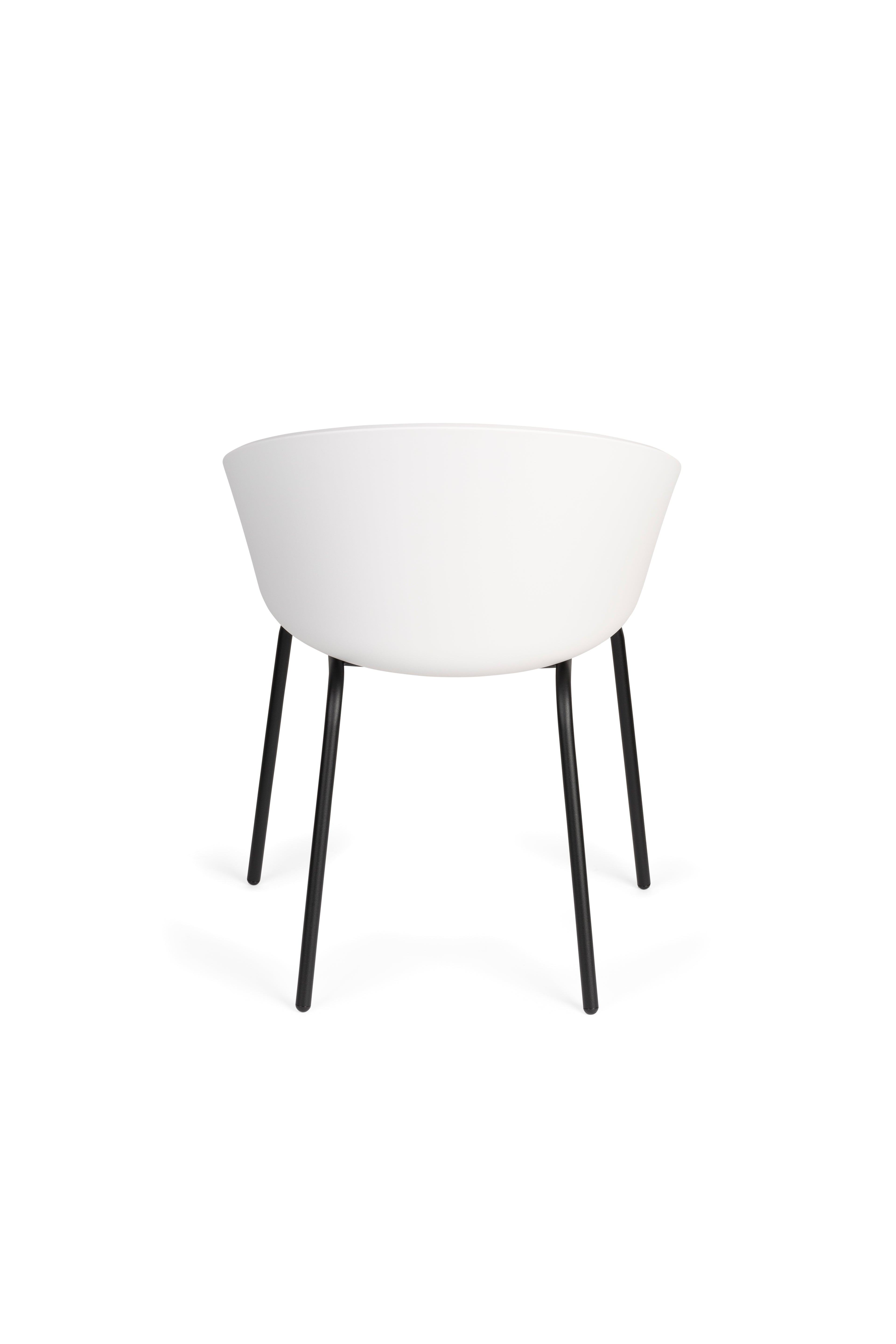 Void - Dining Room Armchair - Polypropylene Plastic - White