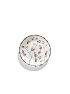 Midnight Flowers - Lot De 2 Assiettes Creuses - S - Porcelaine Bone China - Mirtillo Nude