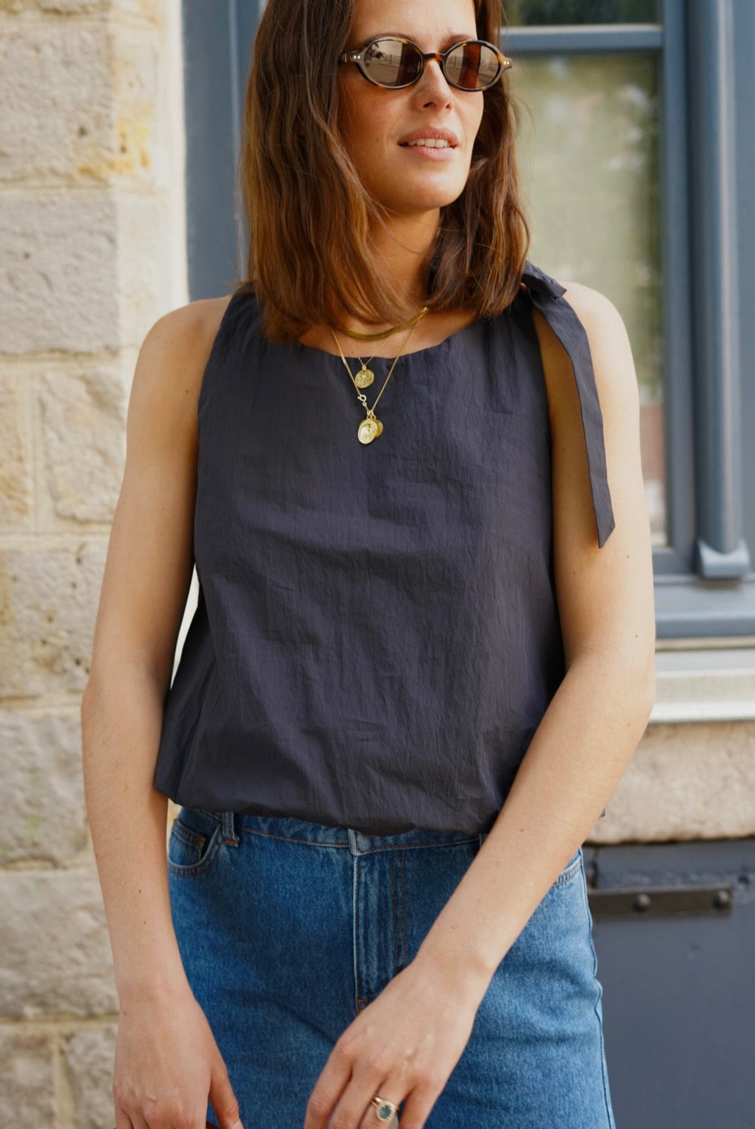 Archibald Balloon Top Black