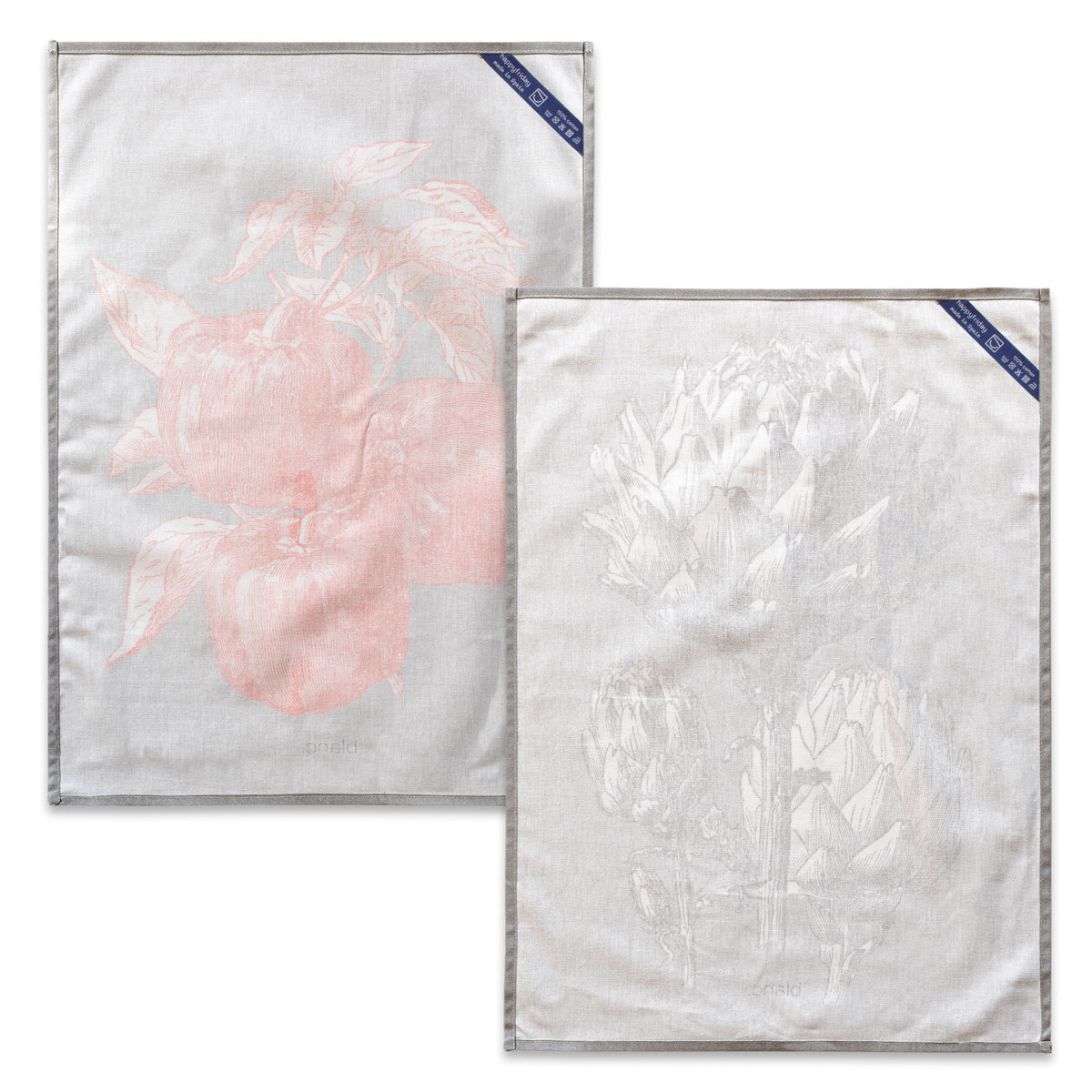 Artichoke Tea Towels (Pack of 2) - Multicoloured
